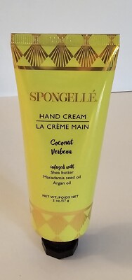 Spongelle Coconut Verbena Hand Cream, 2 Oz - Brand New/Sealed