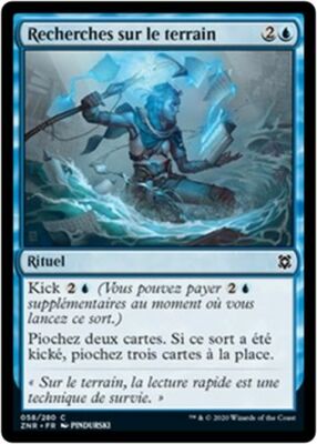 MTG Magic ZNR - [x4] Field Research/Recherches sur le terrain, French/VF