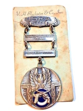 U.S.R.A. 1953 Sharpshooter Team / Slow Fire Piston /  Ribbon Award Metal