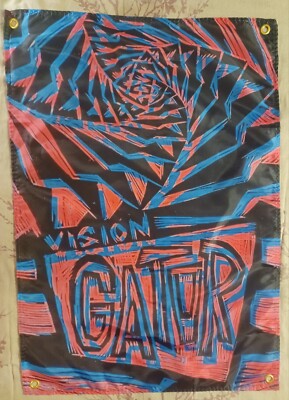 Vision Gator Skateboards Banner Flag Poster Girl Birdhouse Santa Cruz Powell Pig