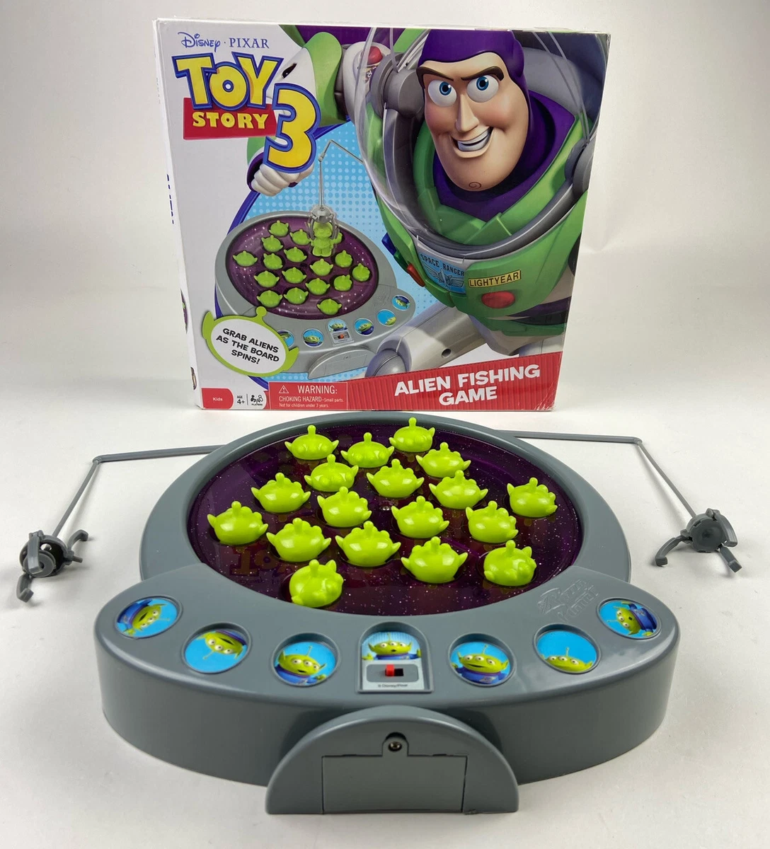 Toy Story 3 Alien Fishing Game by Cardinal Games COMPLETE *Poles