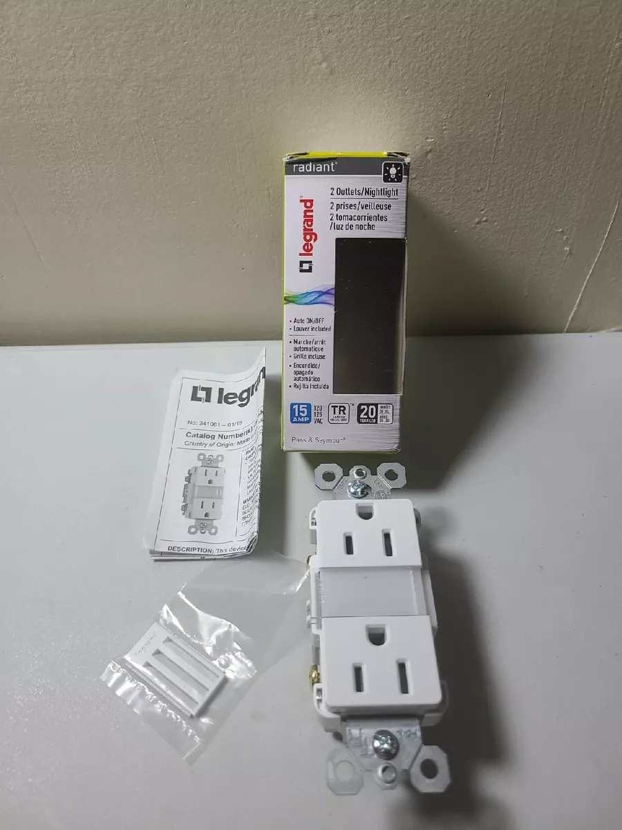 Legrand night light outlet deals
