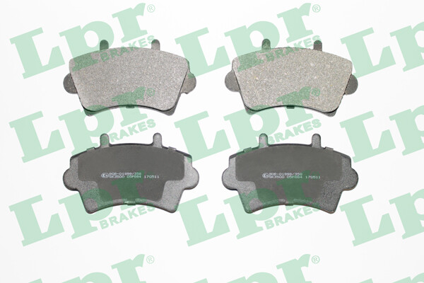 Lpr 05P884 Brake Pad Set, Disc Brake For Nissan Opel Renault Vauxhall-image