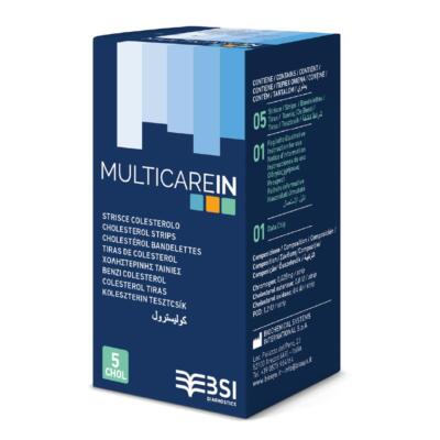 Multicare-In Cholesterol Test Strips (5 pk)
