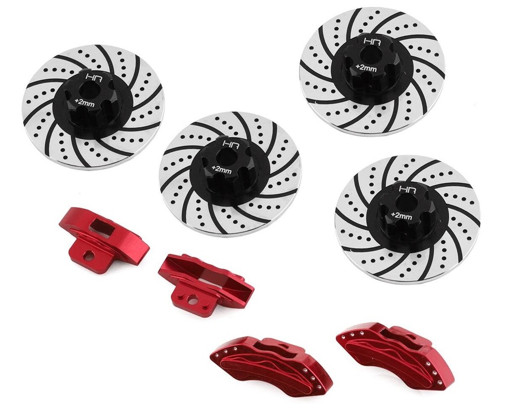 HRATRF10P202  Hot Racing Traxxas 4-Tec 2.0 Aluminum Disc Brake w/Calipers (Re...
