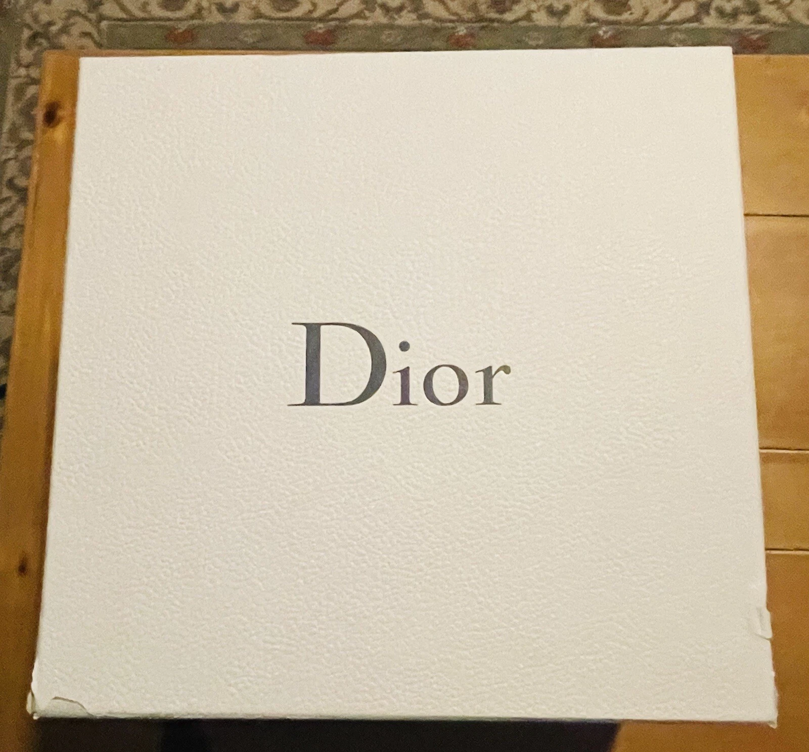 Boîte à chaussures vide Christian Dior/autres accessoires papier enveloppé intéri po x 12 po x 8 po