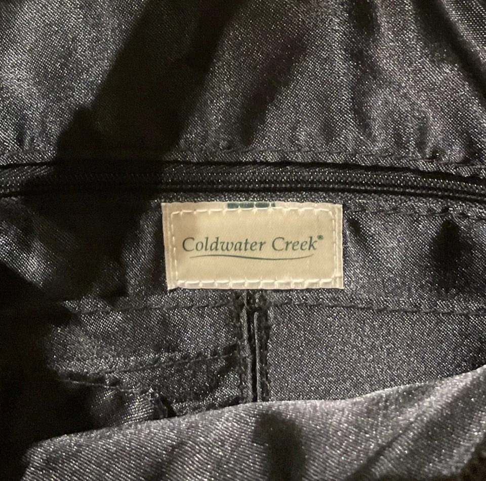 Coldwater Creek Leopard Print Faux Fur Shoulder Bag Faux Crocodile Purse Handbag - Image 4 of 4