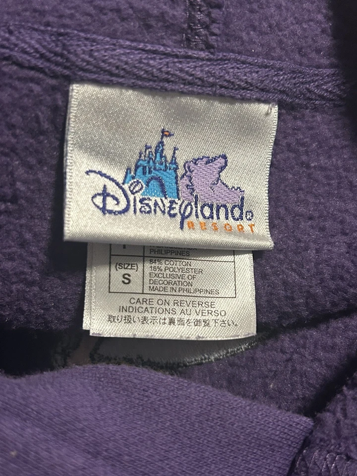 Disney Land Resort Campanilla Sudadera con Capucha Niñas Pequeña 6x Pullover Púrpura Foto 4 de 4