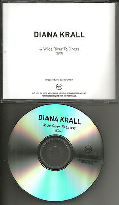 DIANA KRALL Wide River to Cross w/ RARE EDIT Tst Press PROMO DJ CD single 2012