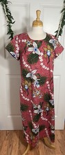 Mamo Howell Womens Flower Print Aloha/Hawaiian Dress/Muumuu  Size-12