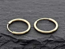 925 Silver Hoop Earring, Huggie Hoop Earring, Endless Hoops Earring, Tiny Hoops