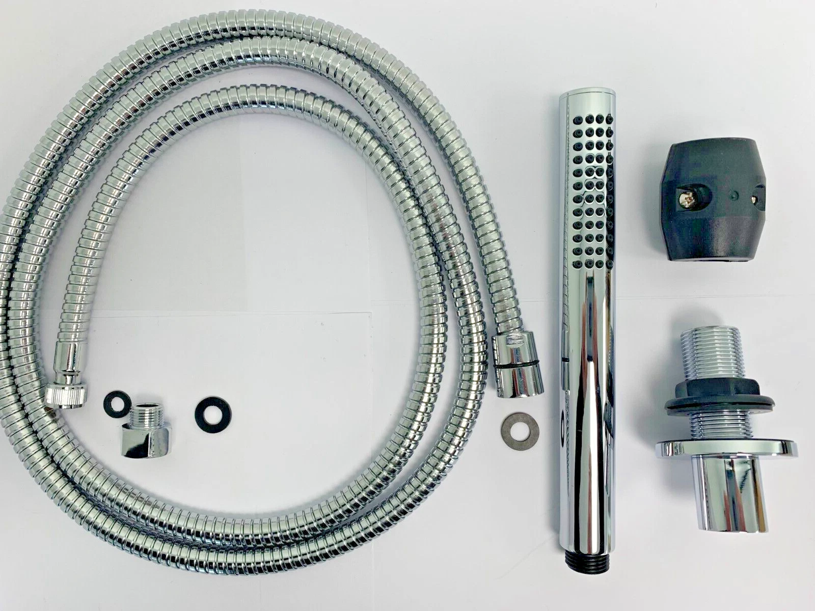 DELUXE BATH MOUNTED HANDSET KIT WITH 1/2" X 3/8" HOSE / HAIRDRESSER RINSE SPRAY