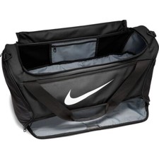 Nike Brasilia Duffel Bag Medium Running Black Casual BA5955-01 w/Strap, Pockets