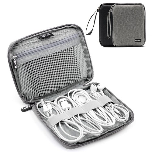 Portable Cable Accessories Storage Bag Travel Digital USB Gadget Organizer Case - Picture 3 of 24
