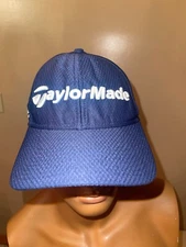 TaylorMade New Era Men's Navy Blue Tp5 Golf 39Thirty Casual Fitted Hat M/L Cap