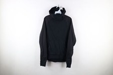 Nike SB Mens Medium Distressed Spell Out Heavyweight Hoodie Sweatshirt Black