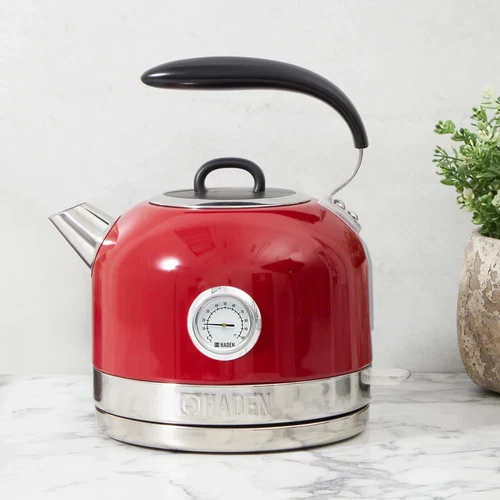 Haden Jersey 1.5L Tea Kettle, Rapid Boil, Temperature Gauge, BPA Free