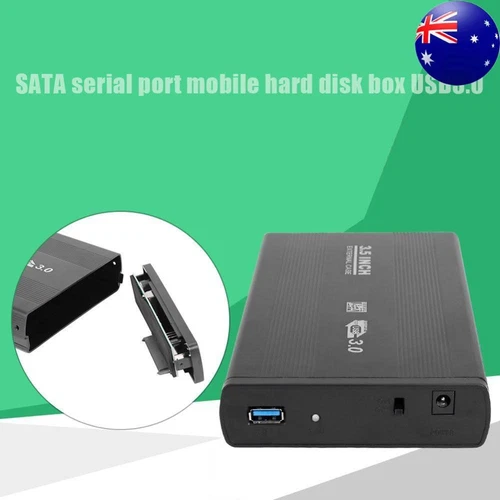 3.5 inch USB 3.0 to SATA Port Portable 5-Gbps External SSD Hard Drive Enclosure