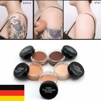 Tattoo Cover Up Make-up Haut Narbe Unreinheiten Wasserdicht Concealer Creme nEU