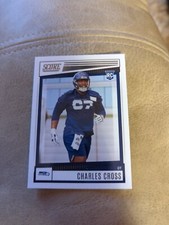2022 Score Football Base Rookies #321 Charles Cross - Seattle Seahawks