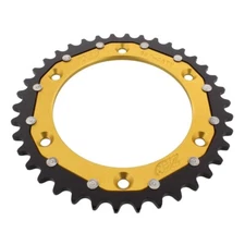 DUAL CROWN 38 TEETH STEP 520 GOLD ZF for KTM 690 SMC R 4T 2012-2024