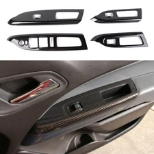 Carbon Fiber Window Lift Switch Button Cover Trim For Colorado/GMC Canyon 14-22