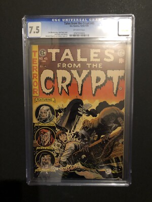TALES FROM THE CRYPT #45 CGC 7.5 DAVIS INGELS Kamen Krigstein EC Comics Horror