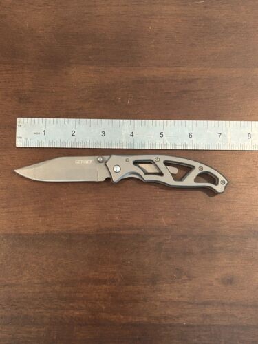 Gerber Paraframe I Knife Frame Lock Fine Edge Blade A21PF - Picture 10 of 10