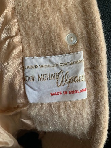 IT Ladies Cream Alpaca Mohair Wool Coat with belt Size 16 - Picture 2 of 9