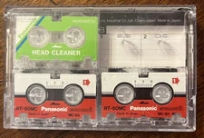 Panasonic Mini Cast Tapes (2) Head Cleaner 1 