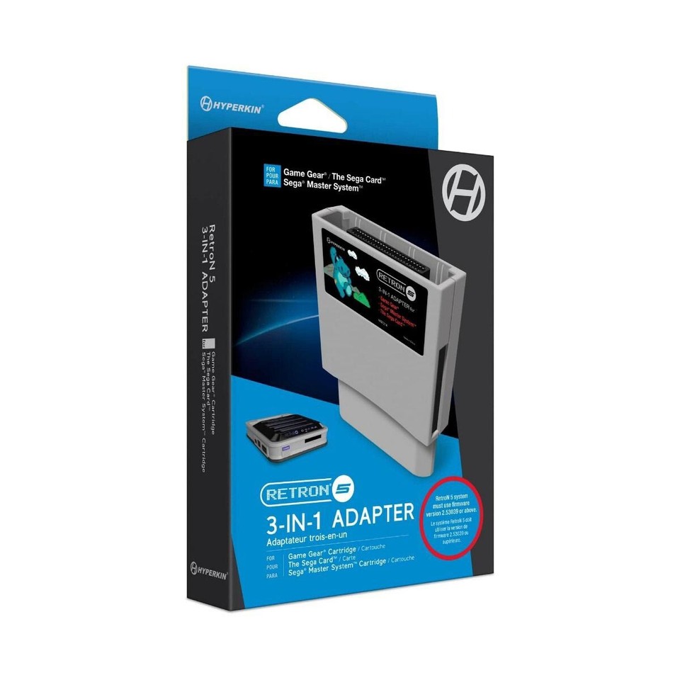 Master System Adapter Hyperkin RetroN 5 3-in-1 Adapter for Game Gear/Master System/Master ...