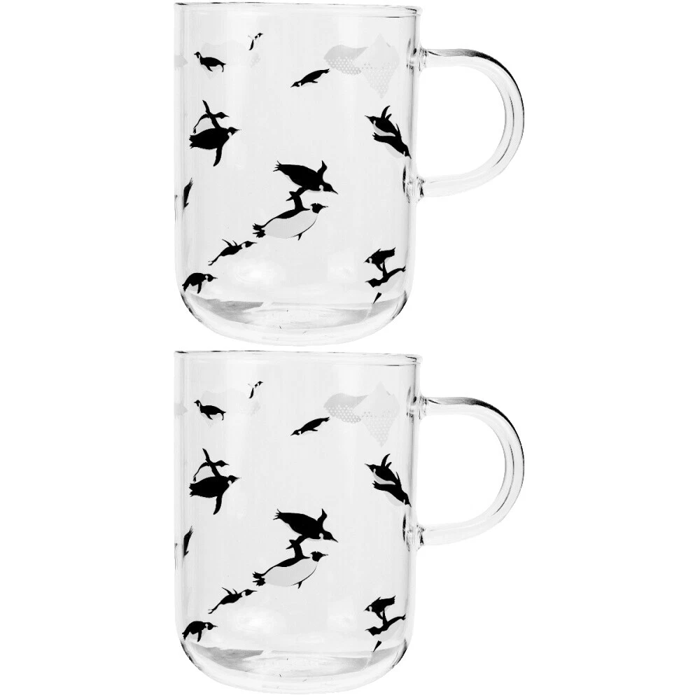 Tazas de cristal blanco