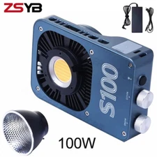 ZSYB S100 100W Outdoor Pocket Led Video Light Photography COB Light 2700K-6500K