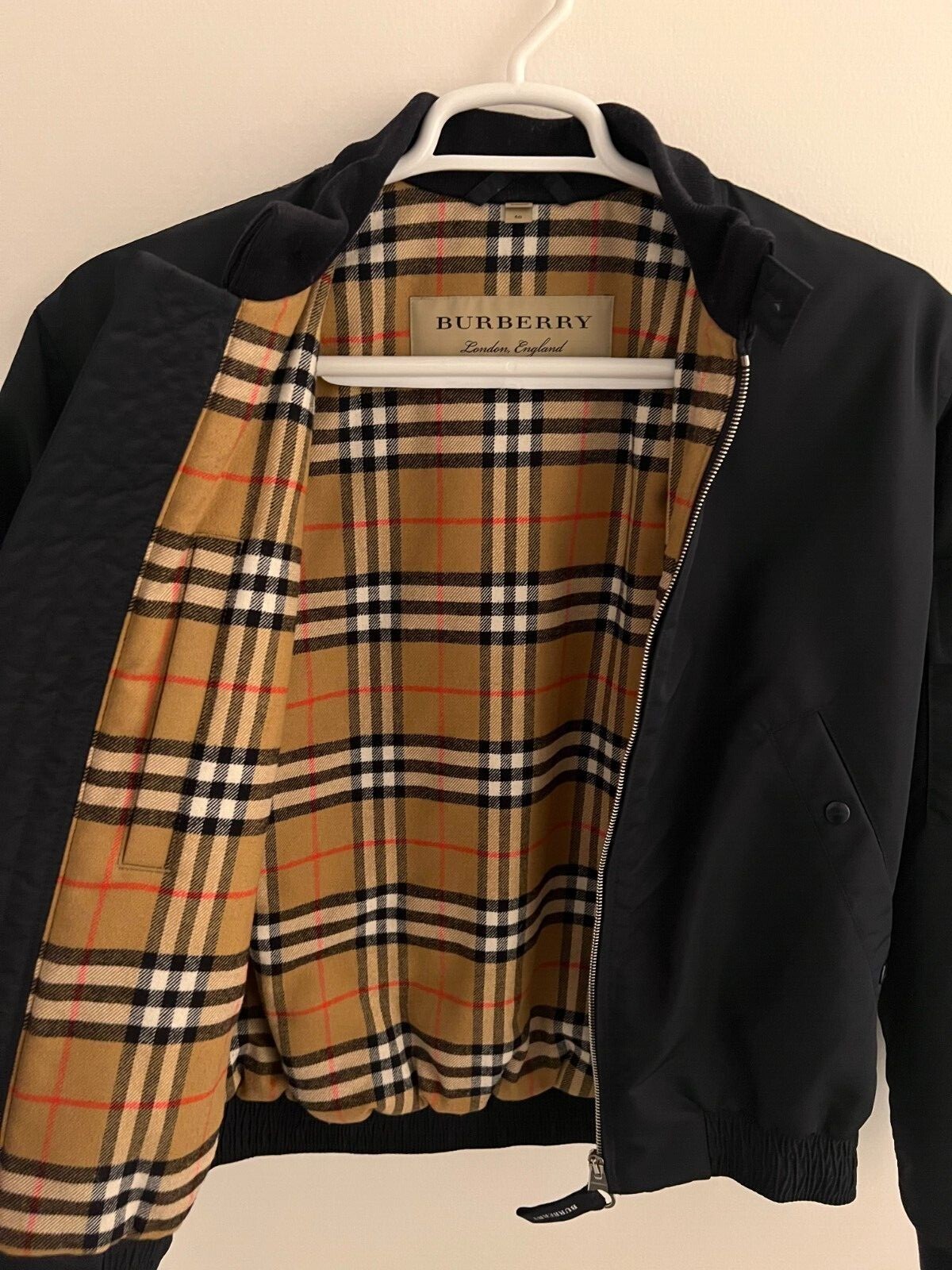 Burberry Bomber Jacket with Nova Check inside lining. | eBay
