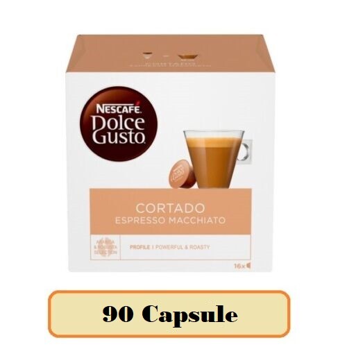 90 / 150 / 180 / 240 / 330 Capsule Caffè Nescafè Dolce Gusto Cortado Originali - Photo 2/7