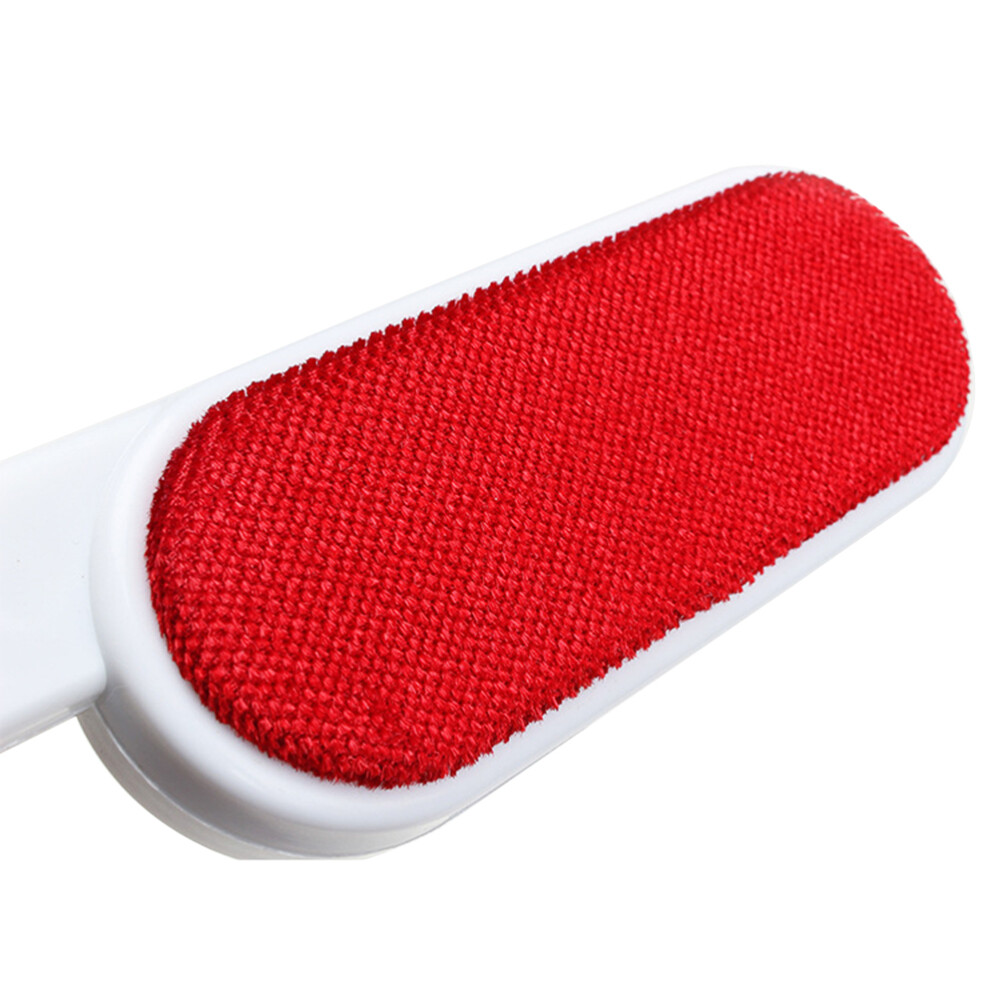 Handheld Doublesided Static Remover Brush Fluff Dust Hair Lint Removal