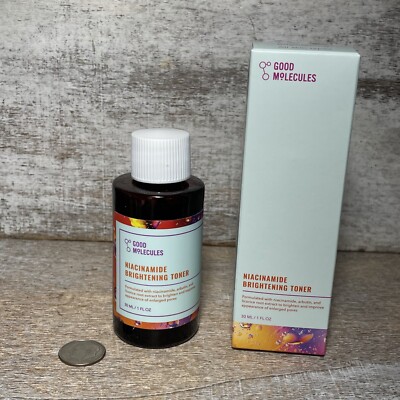 Good Molecules Skincare Niacinamide Brightening Toner 30mL/1 fl oz BRAND NEW