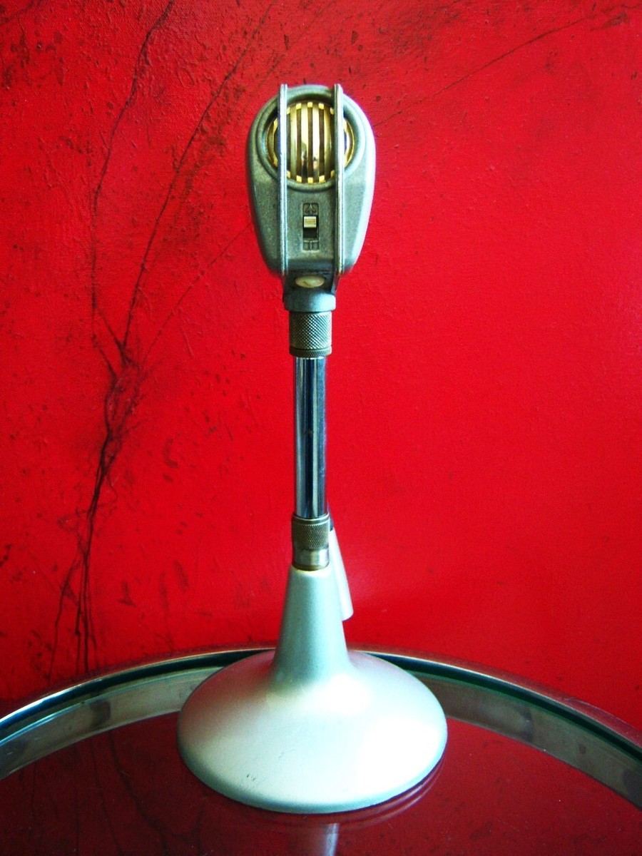1950s USA製 ELECTRO-VOICE 926モデル マイクスタンド Vintage RARE 1950's Philips EL6011 dynamic microphone E4223 stand