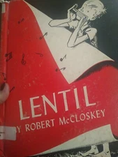 Vintage 1968 “Lentil” by Robert McCloskey hardcover big book kb6