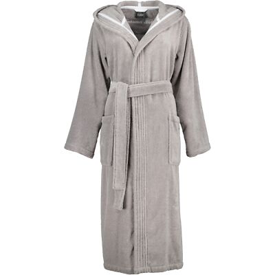 Cawö Home Bademäntel Damen Kapuze Sauna Time 832 stein - 70 Damen Grau NEU & OVP