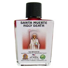 Santa Muerte Aceite Espiritual Amor Rojo / Holy Death Spiritual Oil Red Love
