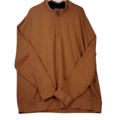 Heather Quarter Zip Sweater 2XL 