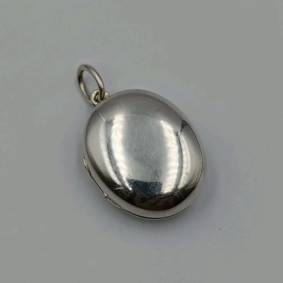 Colgante medallón ovalado Tiffany & Co Italia plata esterlina 925 vintage raro Foto 2 de 4