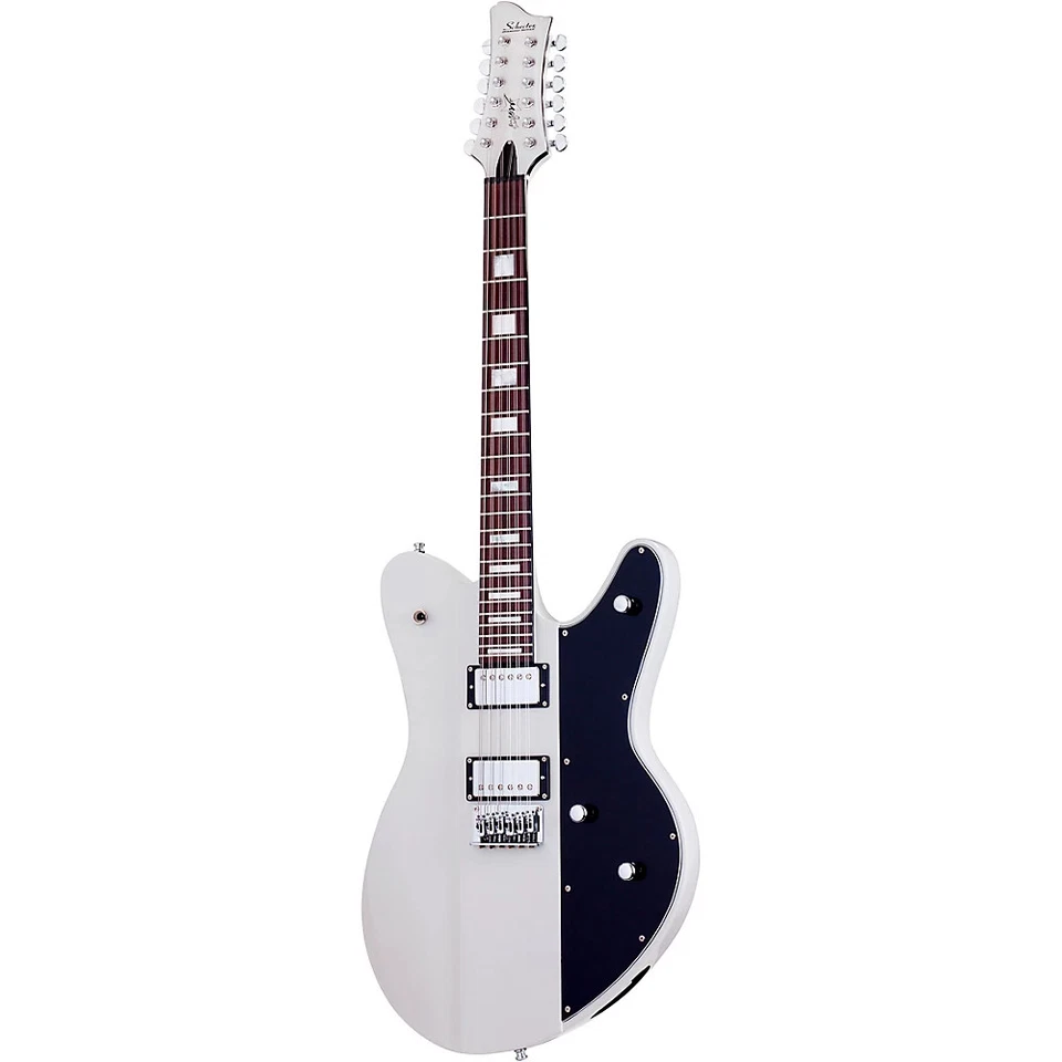 Schecter Guitar Research Robert Smith UltraCure XII Guitar Vintage White - Image 2 of 4