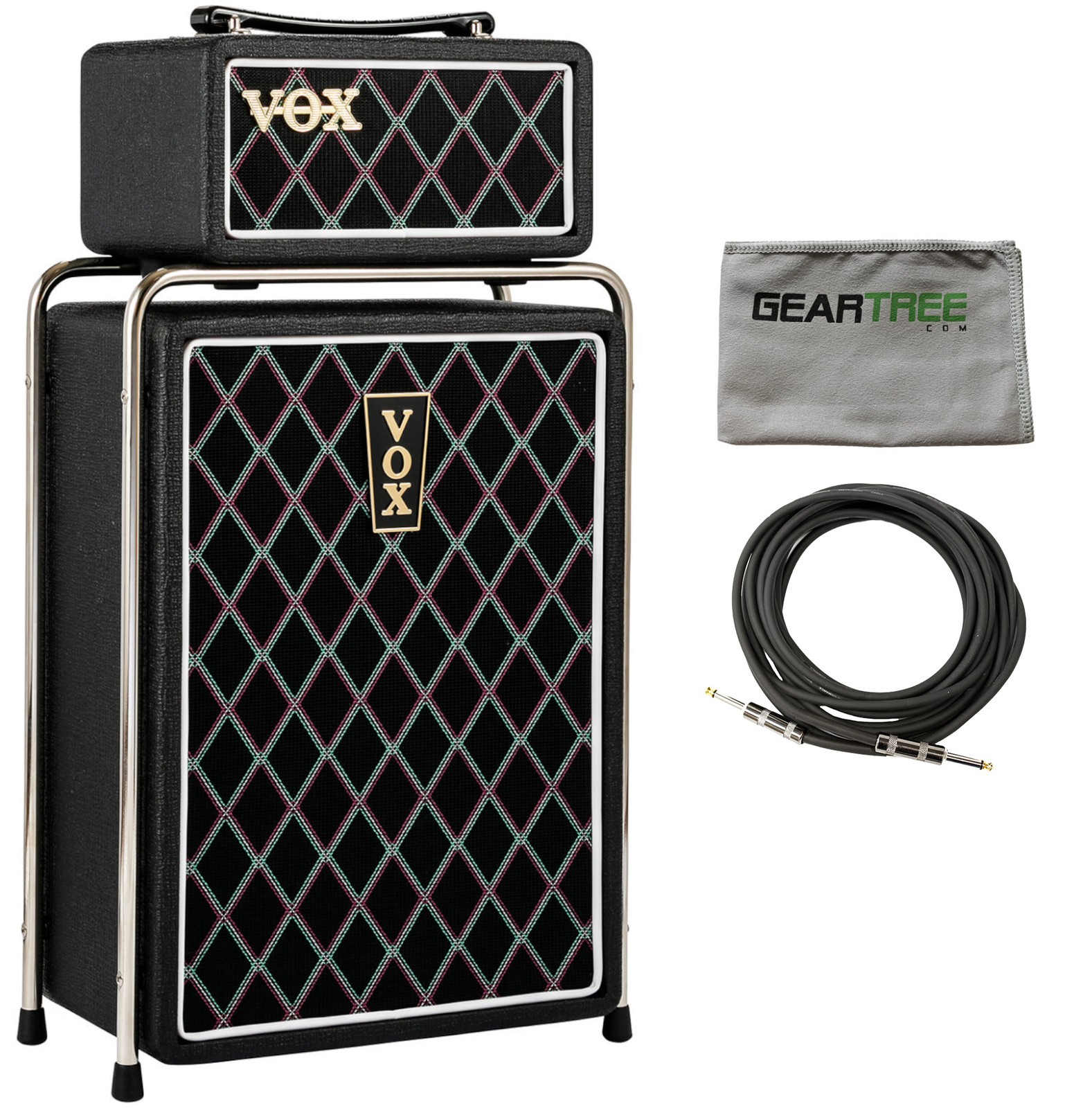 VOX MSB50BA Mini Superbeetle Bass 50-watt 1x8 Mini-stack Bass Amp w Cable and 79990₽