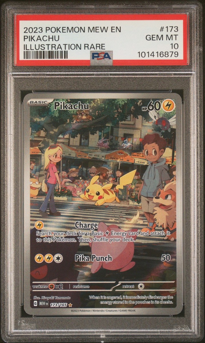 PSA 10 Pikachu Illustrator Rare #173 2023 Pokemon 151 101416879 | eBay