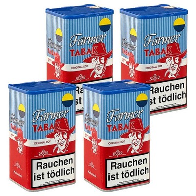 Farmer Original Rot Pfeifentabak Dose 4x 160g