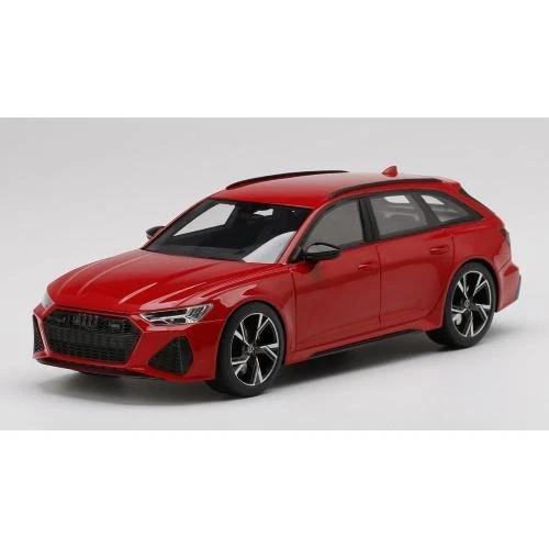 1:18 TRUESCALE Audi Rs6 Avant Carbon Black Tango Red Top Speed TS0327 - Immagine 2 di 2
