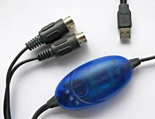 M-Audio MidiSport Uno USB to MIDI IN & OUT Adapter Interface Cable for PC & MAC.