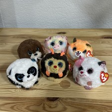 Ty Beanie Balls Lot Of 6: Hank, Pigasso, Sherbet, Muffin, Zinger & Bamboo 
